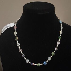 Multicolor Heart Bead Necklace - Women Jewelry